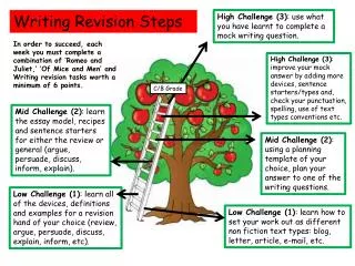 Writing Revision Steps