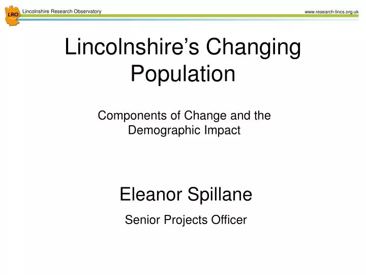 lincolnshire s changing population