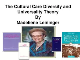 The Cultural Care Diversity and Universality Theory By Madeliene Leininger