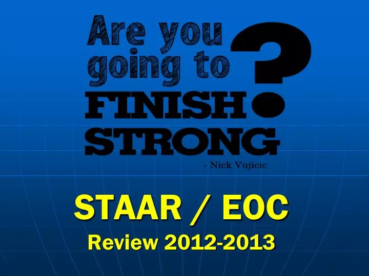 staar eoc review 2012 2013