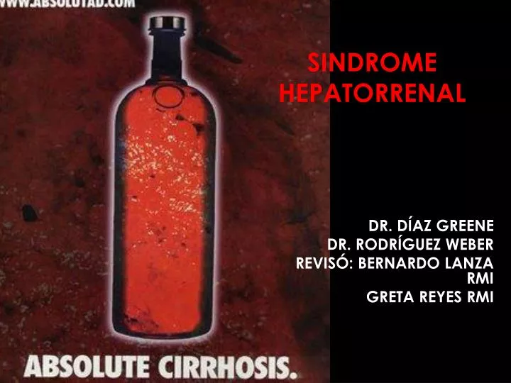 sindrome hepatorrenal