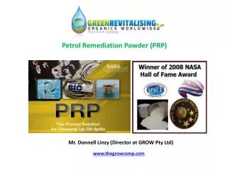 Petrol Remediation Powder (PRP)