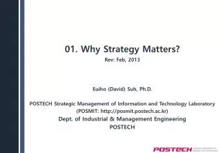 01. Why Strategy Matters?