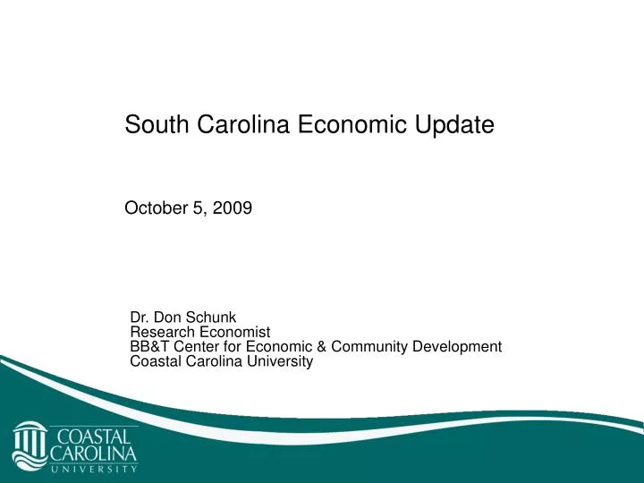 south carolina economic update