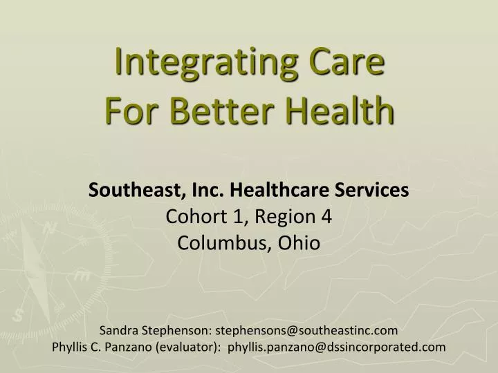 integrating care for better health