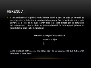 herencia