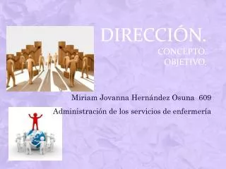 direcci n concepto objetivo
