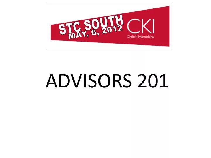 advisors 201