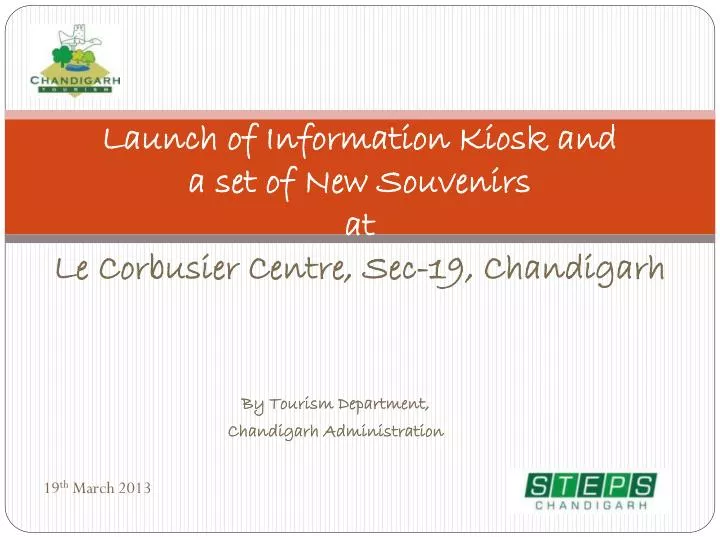 launch of information kiosk and a set of new souvenirs at le corbusier centre sec 19 chandigarh