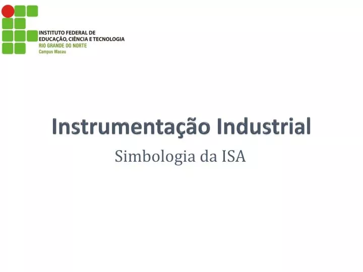 instrumenta o industrial