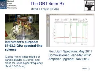 The GBT 4mm Rx