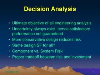 Decision Analysis