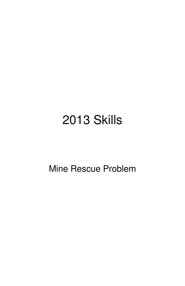 2013 skills