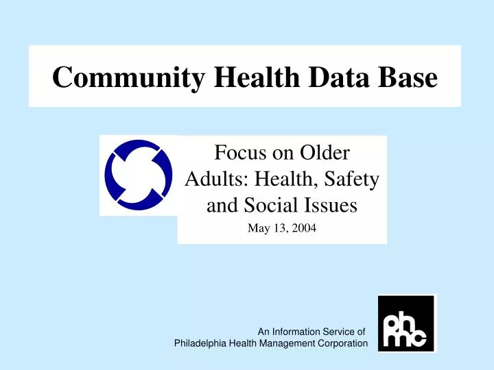focus on older adults health safety and social issues may 13 2004