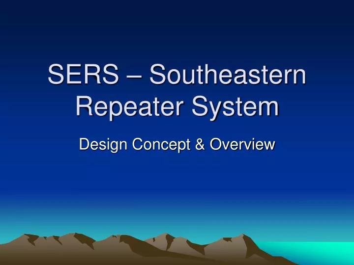 sers southeastern repeater system