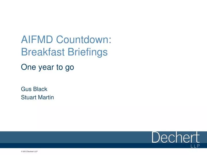 aifmd countdown breakfast briefings