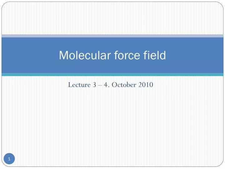 molecular force field