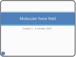 Molecular force field - slide 1