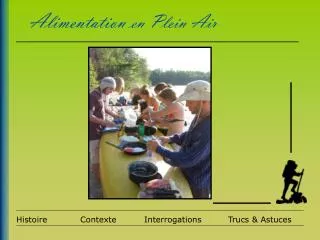 alimentation en plein air