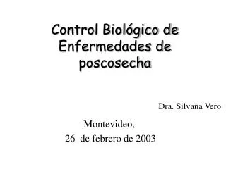control biol gico de enfermedades de poscosecha