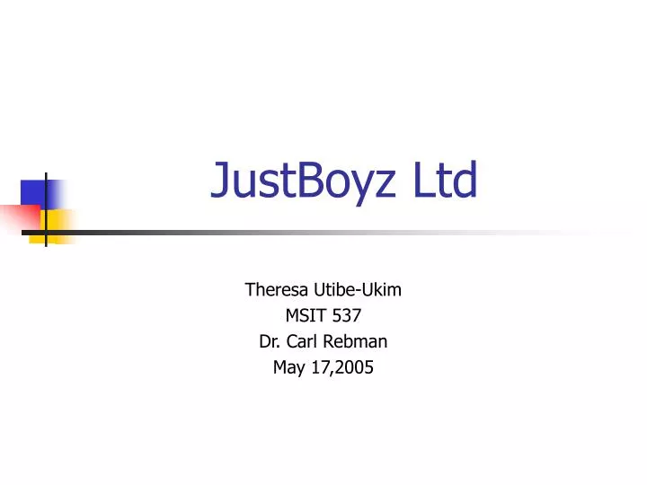 justboyz ltd