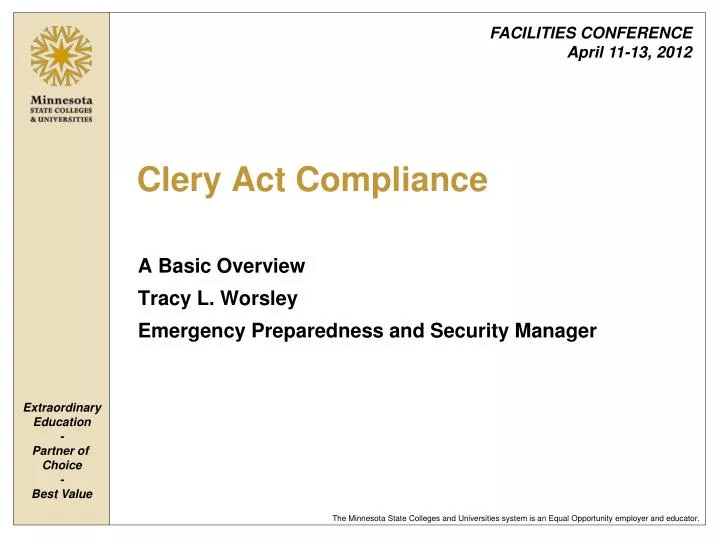 clery act compliance