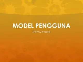 model pengguna