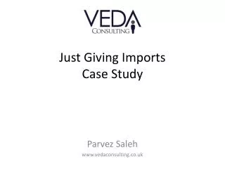 Just Giving Imports Case Study