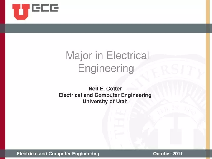 neil e cotter electrical and computer engineering university of utah