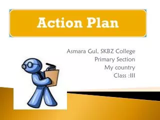 Asmara Gul, SKBZ College Primary Section My country Class :III