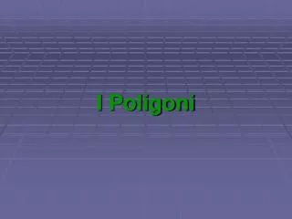 i poligoni