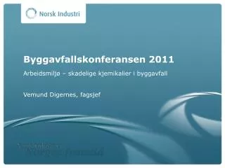 byggavfallskonferansen 2011