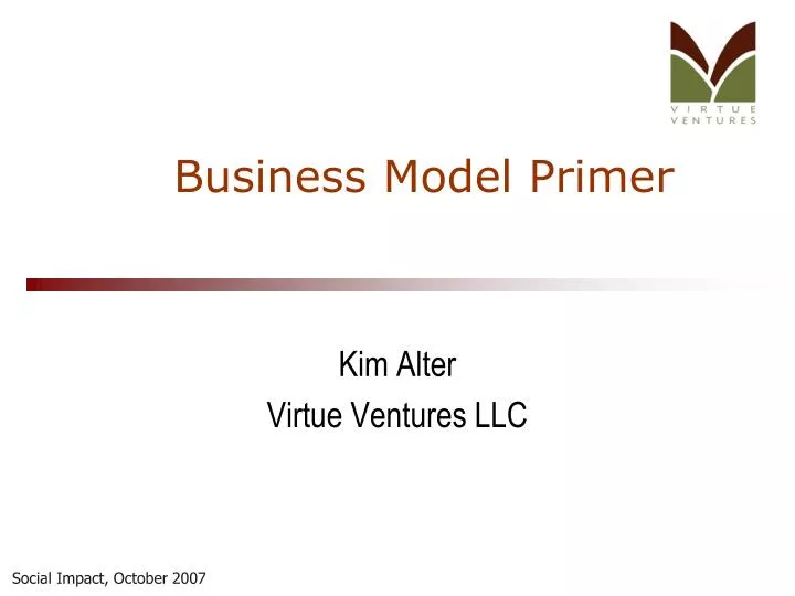 business model primer