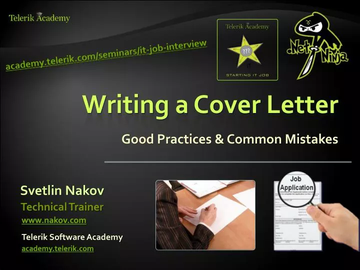 writing a cover letter