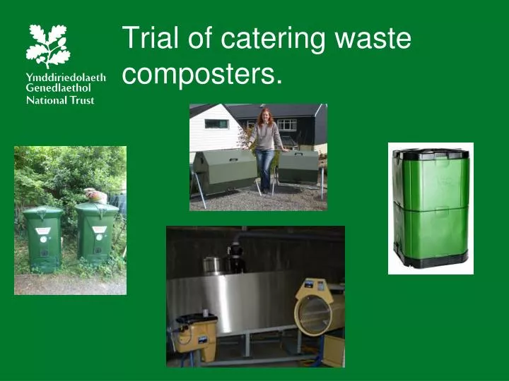 trial of catering waste composters