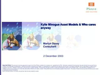 Kylie Minogue Asset Models &amp; Who cares anyway