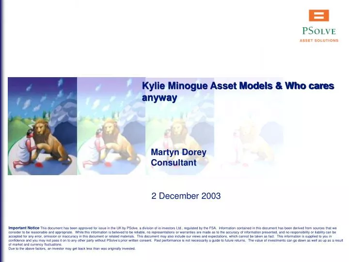 kylie minogue asset models who cares anyway