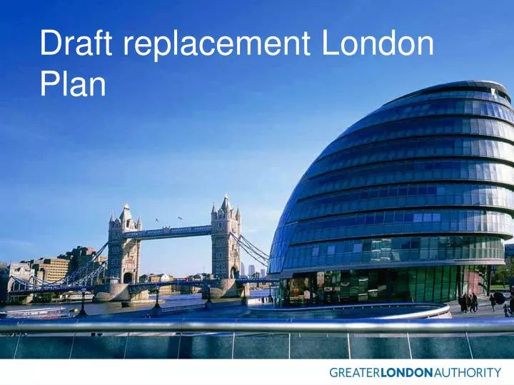 draft replacement london plan