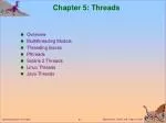 Chapter 5: Threads - slide 1