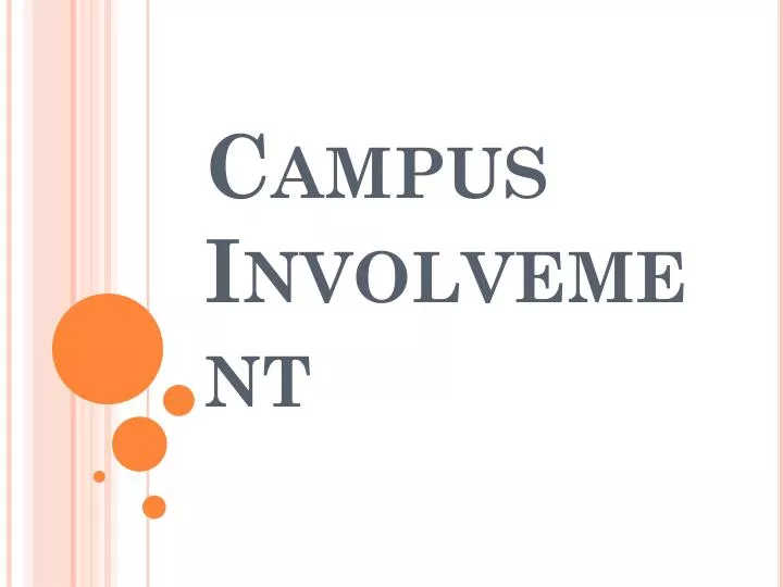 campus involvement