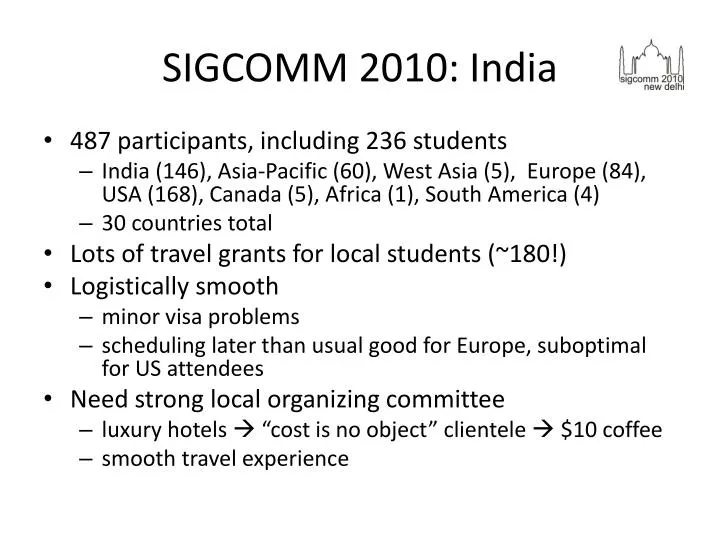 sigcomm 2010 india