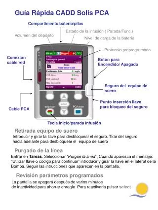gu a r pida cadd solis pca