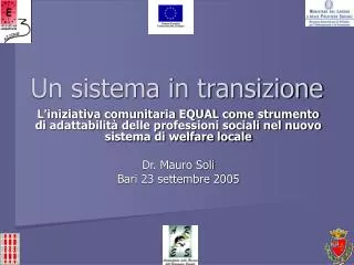 un sistema in transizione