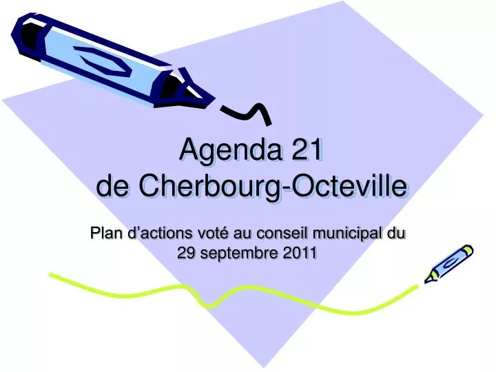agenda 21 de cherbourg octeville