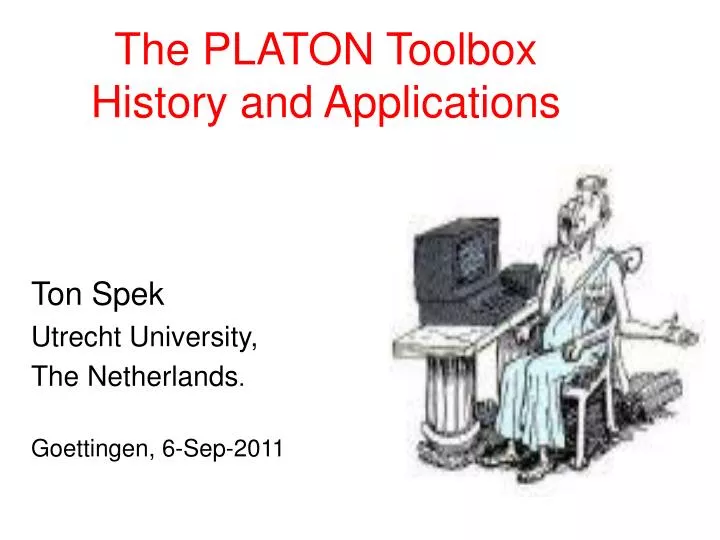 the platon toolbox history and applications