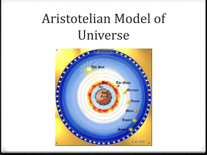 aristotelian model of universe