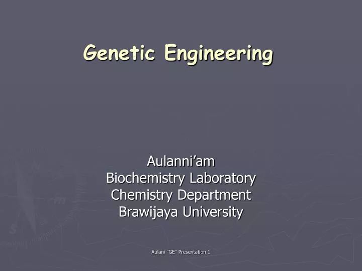 aulanni am biochemistry laboratory chemistry department brawijaya university