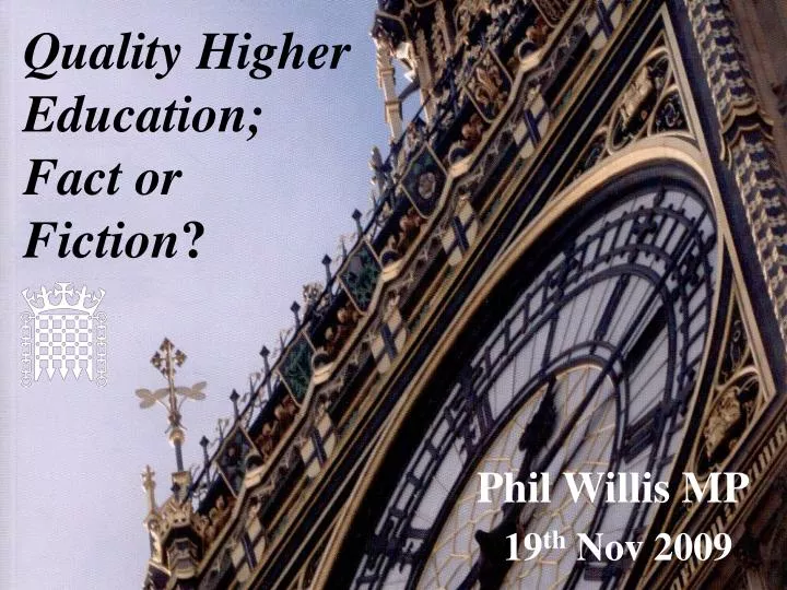 quality higher education fact or fiction