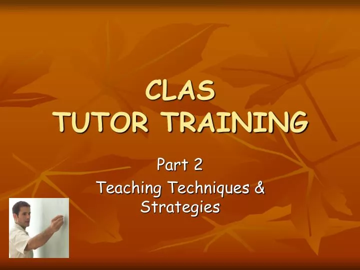 clas tutor training