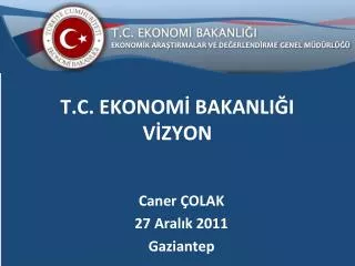 t c ekonom bakanli i v zyon